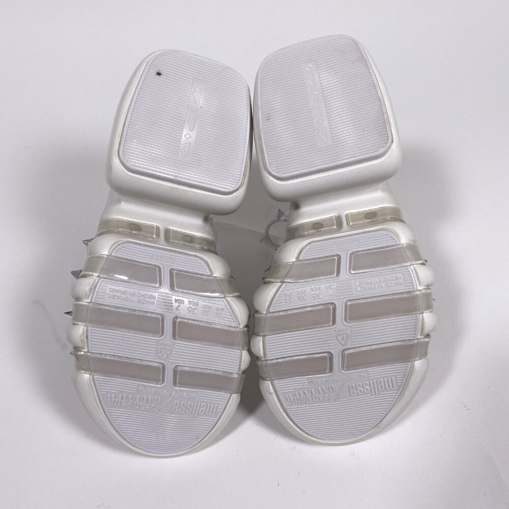 JEAN PAUL GAULTIER x Melissa White Jelly 'Punk Love' Platform - Picture 10 of 11
